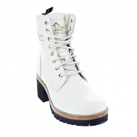 Botines Panama Jack zapatos Mujer modelo Padma B1 Blanco 
