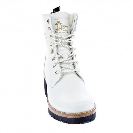 Botines Panama Jack zapatos Mujer modelo Padma B1 Blanco 