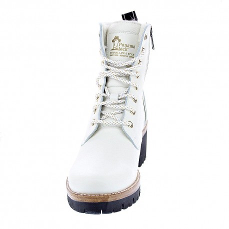 Botines Panama Jack zapatos Mujer modelo Padma B1 Blanco 