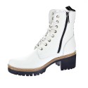 Botines Panama Jack zapatos Mujer modelo Padma B1 Blanco 