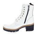 Botines Panama Jack zapatos Mujer modelo Padma B1 Blanco 