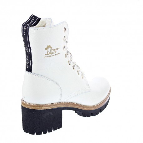 Botines Panama Jack zapatos Mujer modelo Padma B1 Blanco 
