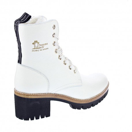 Botines Panama Jack zapatos Mujer modelo Padma B1 Blanco 