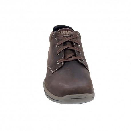 Botines Skechers zapatos Hombre modelo Harper-Melden Marrón 