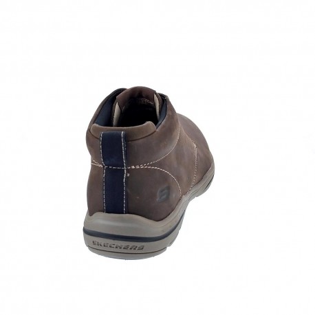 Botines Skechers zapatos Hombre modelo Harper-Melden Marrón 