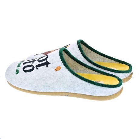 Pantuflas Potatoes zapatos Hombre modelo Garnesica Gris 