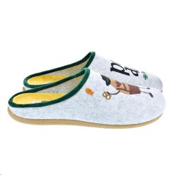 Pantuflas Potatoes zapatos Hombre modelo Garnesica Gris  2
