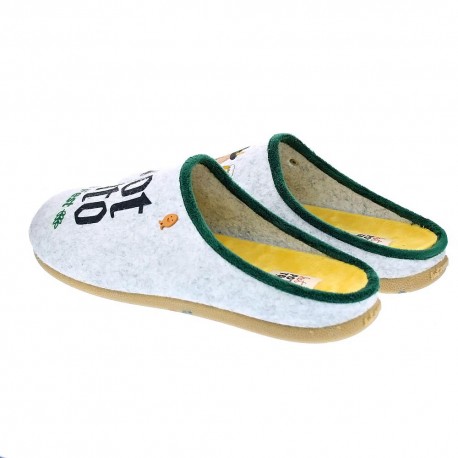 Pantuflas Potatoes zapatos Hombre modelo Garnesica Gris 
