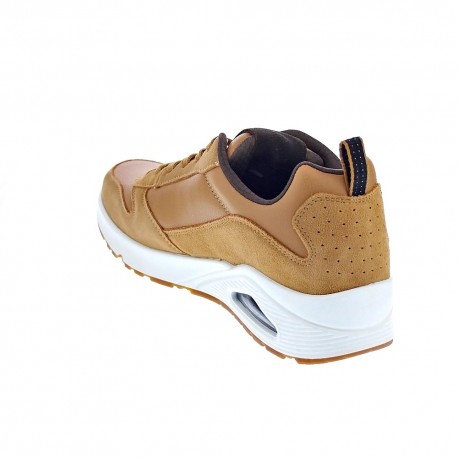 Zapatillas Skechers zapatos Hombre modelo Uno-Strace Beige 