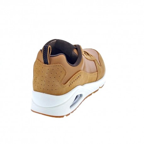 Zapatillas Skechers zapatos Hombre modelo Uno-Strace Beige 