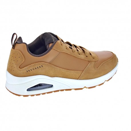 Zapatillas Skechers zapatos Hombre modelo Uno-Strace Beige 