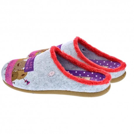 Pantuflas Potatoes zapatos Mujer modelo Eitzing Gris 
