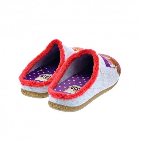 Pantuflas Potatoes zapatos Mujer modelo Eitzing Gris 