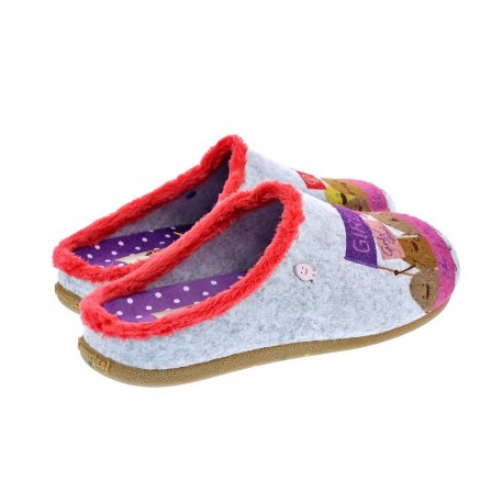 Pantuflas Potatoes zapatos Mujer modelo Eitzing Gris 