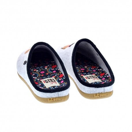 Pantuflas Potatoes zapatos Mujer modelo Freital Gris 