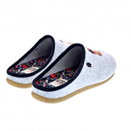 Pantuflas Potatoes zapatos Mujer modelo Freital Gris 