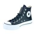 Zapatillas botas Converse zapatos Mujer modelo Chuck Taylor All Star Plataforma Piel Negro Cordón