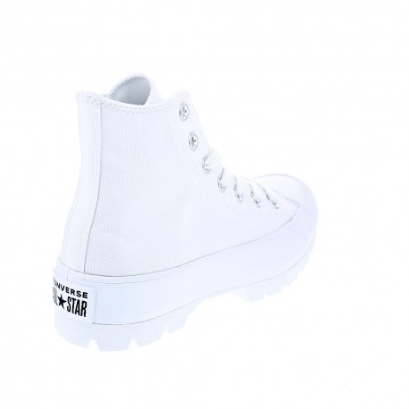 Zapatillas botas Converse zapatos Mujer modelo Lugged Platform Blanco 
