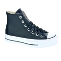 Zapatillas botas Converse zapatos Mujer modelo Chuck Taylor All Star Plataforma Piel Negro Cordón