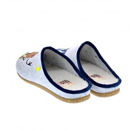 Pantuflas Potatoes zapatos Hombre modelo Modling Gris 