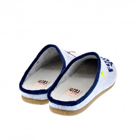 Pantuflas Potatoes zapatos Hombre modelo Modling Gris 