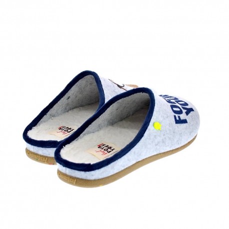 Pantuflas Potatoes zapatos Hombre modelo Modling Gris 