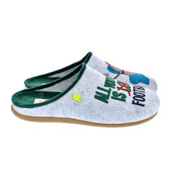 Pantuflas Potatoes zapatos Hombre modelo Kolssas Gris  2