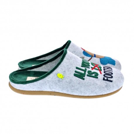 Pantuflas Potatoes zapatos Hombre modelo Kolssas Gris 