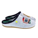 Pantuflas Potatoes zapatos Hombre modelo Bezau Gris 