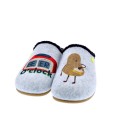 Pantuflas Potatoes zapatos Hombre modelo Bezau Gris 