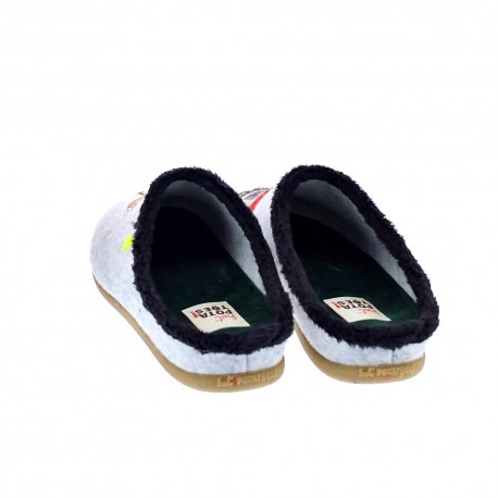 Pantuflas Potatoes zapatos Hombre modelo Bezau Gris 