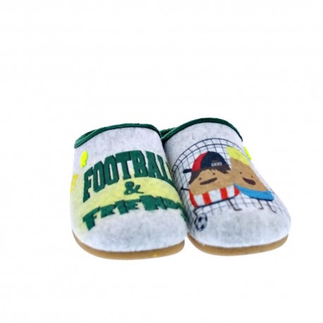 Pantuflas Potatoes zapatos Niño modelo Dalarna Gris 