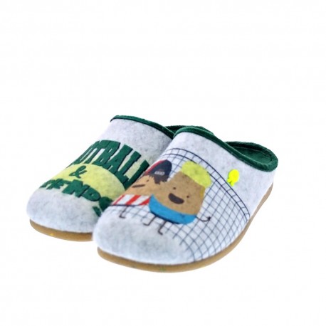 Pantuflas Potatoes zapatos Niño modelo Dalarna Gris 