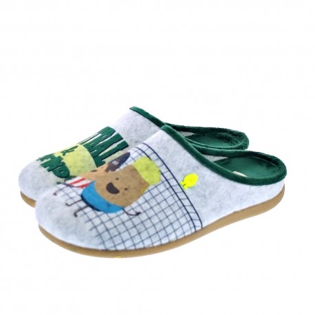 Pantuflas Potatoes zapatos Niño modelo Dalarna Gris 