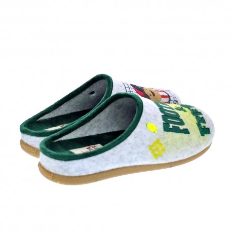 Pantuflas Potatoes zapatos Niño modelo Dalarna Gris 