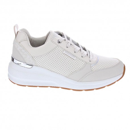 Zapatillas Skechers zapatos Mujer modelo Billion-Subtle Blanco Cordón