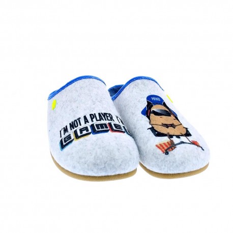 Pantuflas Potatoes zapatos Hombre modelo Absarn Gris 