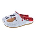 Pantuflas Potatoes zapatos Mujer modelo Abtenau Gris 