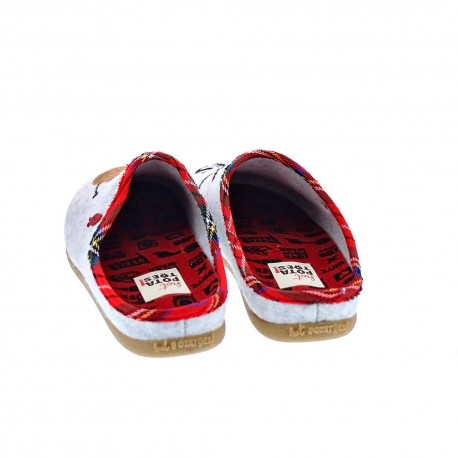Pantuflas Potatoes zapatos Mujer modelo Abtenau Gris 