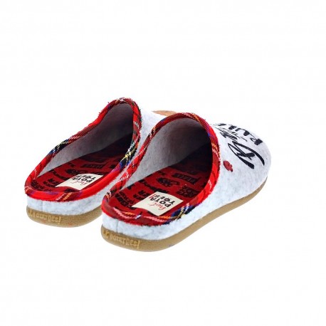 Pantuflas Potatoes zapatos Mujer modelo Abtenau Gris 