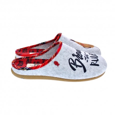 Pantuflas Potatoes zapatos Mujer modelo Abtenau Gris 