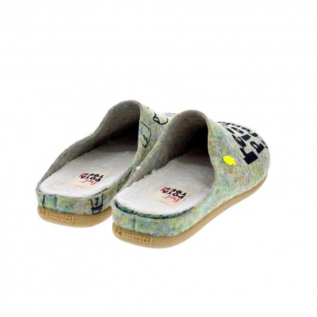 Pantuflas Potatoes zapatos Mujer modelo Lungau Gris 