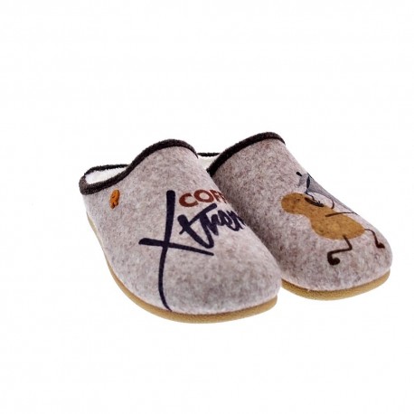 Pantuflas Potatoes zapatos Mujer modelo Preding Beige 