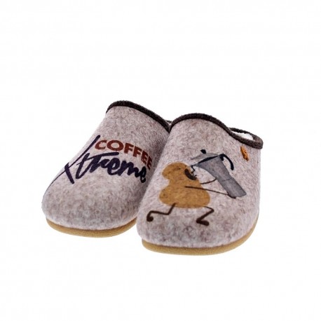 Pantuflas Potatoes zapatos Mujer modelo Preding Beige 