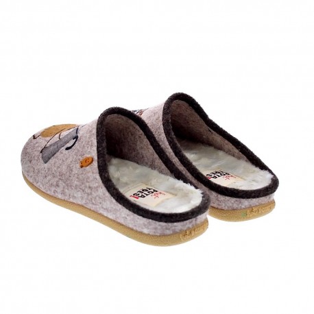 Pantuflas Potatoes zapatos Mujer modelo Preding Beige 
