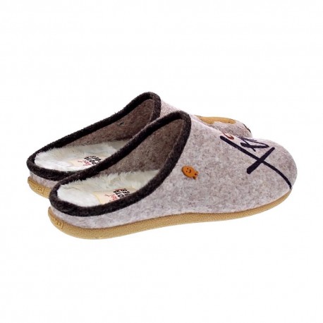 Pantuflas Potatoes zapatos Mujer modelo Preding Beige 