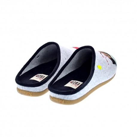 Pantuflas Potatoes zapatos Hombre modelo Gotzens Gris 