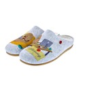 Pantuflas Potatoes zapatos Hombre modelo Loruns Gris 