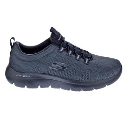 Zapatillas Skechers zapatos Hombre modelo Summits-Louvin Gris Elástico 2
