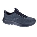 Zapatillas Skechers zapatos Hombre modelo Summits-Louvin Gris Elástico
